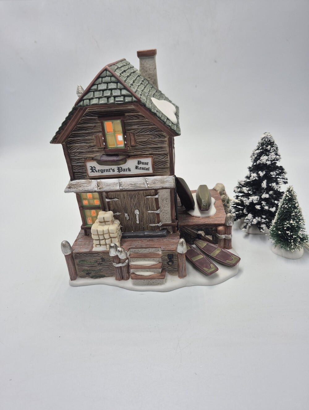 Department 56 Dickens village series Regents, park punt rental